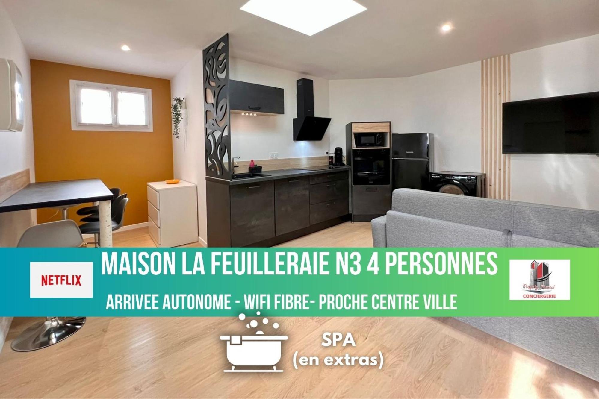 Maison La Feuilleraie N3-Standingmaison-Wifi-Proche Centre Ville-Property Rental Nm Fontenay-le-Comte Exterior photo